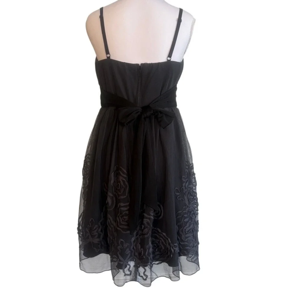 A. Byer Y2K Babydoll Dress‎ 11 Gunmetal Grey Sheer Fairy Grunge Whimsigoth Glam